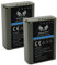 2X SK Akku Olympus BLN-1 | 1140mAh | für Olympus OM-D E-M1 E-M5 E-M5 Mark II/Pen E-P5 Pen-F. | PS-BLN-1