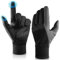 OZERO Warm Winter Gloves: Anti Slip Touchscreen Gloves Waterproof and Windproof Thermal Cycling Glove Cold Weather Running Gloves for Men Women Outdoor Walking Biking Driving - Black (M)