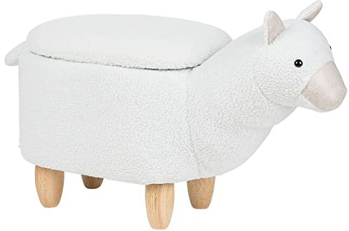 Verspielter Tierhocker in Alpaka-Form für Kinder Alpaca