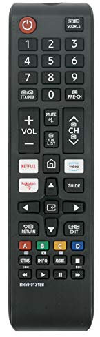 VINABTY BN59-01315B Ersatz Fernbedienung passend für Samsung mit Netflix Prime Video Rakuten TV Tasten