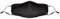 Dilara PREMIUM Seidenmasken waschbar - Maske mit Motiv aus Seide Stoff SOFORT lieferbar (voll Schwarz)