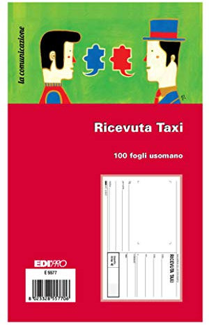 EDIPRO - E5577 - Taxi Quittungsblock 100 Blatt Handgebrauch f.to 29,7 x 22
