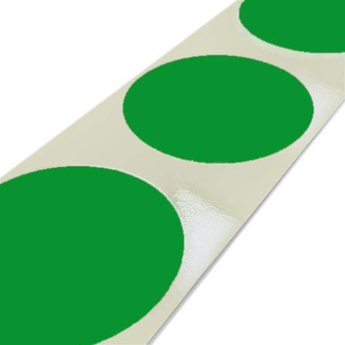 Print&Stick | Bunte Markierungsklebepunkte Ø 30 mm - 1000 Stück - Grün HKS54