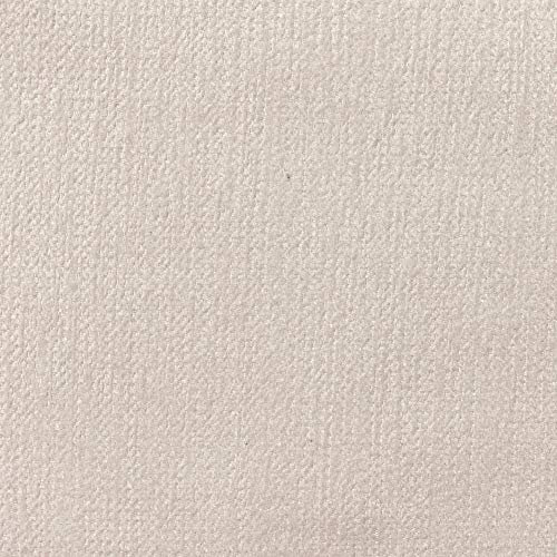 Kt KILOtela - Dekostoff, Polsterstoff, Möbel Bezugsstoff, Doppelseitiges Chenille, Polsterung für Stühle, Sofas, Möbel, 100 cm Länge x 280 cm Breite, Weiß