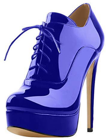 Only maker Plateau Halbstiefel Stiletto High Heel Mesh Boots