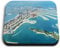 1 x Square MDF Fridge Magnet - Dubai Palm Jumeirah Island UAE 44912