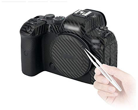 KIWIFOTOS Camera Body Skin Guard Protector Anti-Scratch Cutting Sticker for Canon EOS R6 Camera Non-slip Carbon Fiber Pattern Cover Film