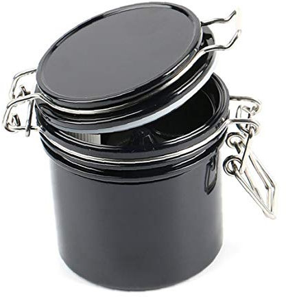1PC Glue Storage Container Eyelash Extensions Adhesive Jar Leak-Proof Glue Storage Tank Sealed Cans Eyelash Extension Supplies Kit(Black) Makeup and Care