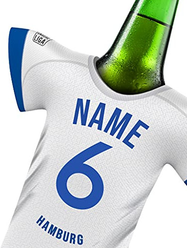 PERSONALISIERTES Trikot passend für Hamburg-Fans | offizieller Flaschenkühler Getränkekühler Fanartikel by MYFANSHIRT.com