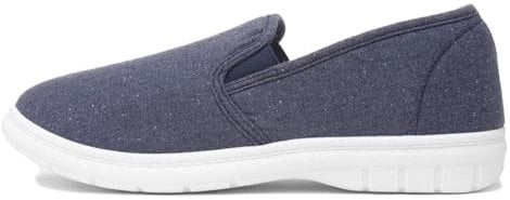 Hobos Baker Mens Navy Twin Gusset Canvas - Size 9 UK - Blue