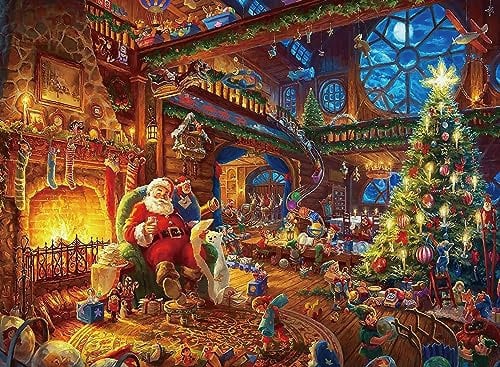 Puzzle 500 Teile Erwachsene Weihnachtsmann 52 x 38 cm Puzzles für Erwachsene Klassische Puzzles Weihnachten 500 Teile Erwachsene Weihnachtspuzzle Schwer Erwachsene 500 Teile