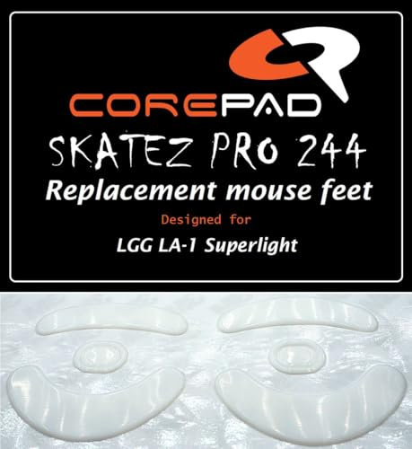 Corepad Skatez PRO 244 Ersatz Mausfüße kompatibel mit LGG LA-1 Superlight