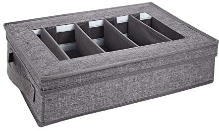 Folpus Besteck Utensilien Aufbewahrungsbox Besteckkasten mit Griffen, Tischbutler für Löffel, Küchenschublade