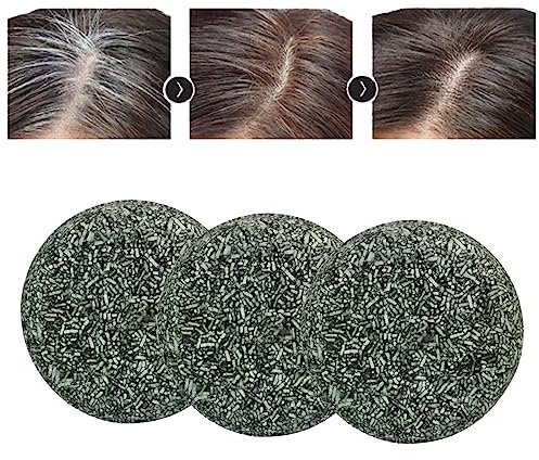 EKLART Mane Grey Reverse Bar, Mane Grey Reverse Shampoo Bar, Spartan – Grey Hair Reverse Bar, Spartan Grey Hair Reverse Bar, probieren Sie Spartan Grey Hair, Natural Hair Darkening Shampoo Bar (3pcs)