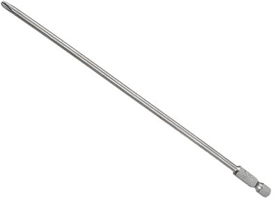 CoCud Phillips Cross Screwdriver Bits, PH2 200mm Long 1/4 Hex Shank, S2 Magnetic Phillips Drill Bit - (Applications: for Power Impact Driver), 1-Pieces