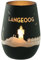 Goodtimes Windlicht Langeoog Skyline (Schwarz & Silber)