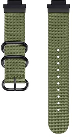 Demupai Ersatzarmband aus Nylon, 22 mm breit, kompatibel mit GA-2100/GA-2110/GM-2100 (Armeegrün)