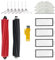 Laimaiou Kit accessori di ricambio per roborock Q8 Max Q8 Max+ Q5 Pro Q5 Pro+ Robot Aspirapolvere 15 Confezioni 1 set di spazzole a rullo, 4 filtri, 6 spazzole laterali, 3 panni Mop