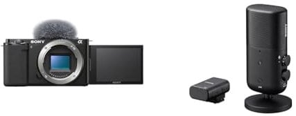 Sony Alpha ZV-E10 | Vlog Camera con obiettivo intercambiabile mirrorless APS-C + microfono ECM-S1