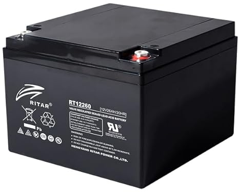 Xplorer AGM 26AH 18-27 HOLES GOLF TROLLEY BATTERY 12V 26Ah AGM battery, Ideal For The Weekly/occasional Golfer, for Powakaddy/Hillbilly Replaces 17ah 18ah 20ah 22ah 24ah 25ah & 28ah