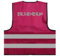 Erzieherin Kindergarten Warnweste BZW. Signalweste mit reflektierendem Aufdruck - Größe XXL / 3XL, Magenta