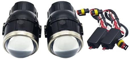 YUCHUANGYE Outdoor Tv Cover 2.8 Inch Fog Projector Lens Headlight Brightness High Low Beam For H1 H4 H7 Car Motorcycle Styling Universal Retrofit Outdoor Tv Enclosure