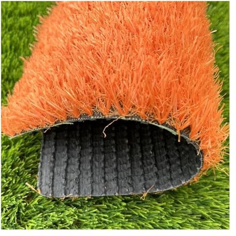 Kunstrasen, Kunstrasen, Rasenteppich für den Außenbereich, fusselfrei, zuschneidbar, DIY-Spielplätze, Hinterhof, Farbiger dekorativer Kunstrasenteppich, Sondergrößen (Farbe: Lila,