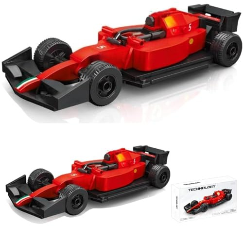 JUCYJULY Technik Sportwagen Bausteine Set, 238 Klemmbausteine Auto Bausatz Supersportwagen Modellbausatz, MOC Car Rennwagen Modellauto Spielzeug Geschenk Erwachsene Kinder (1)