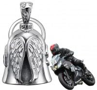 Naseom llavero Moto Campana Guardiana, Campana Guardiana Moto, Guardian Bell con Anillo Colgante, Campana de Moto de Ángel, para Bicicletas, Coches, Vehículos Eléctricos, Motocicletas