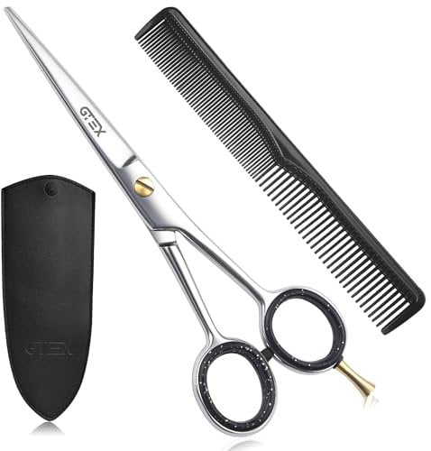 GTEX Hairdressing Scissors - 6.5 Hair Scissors Professional - Super Sharp Hair Cutting Scissor for Women Men Adults Barber Hair Dressing Barber Scissor