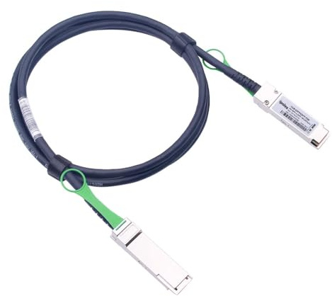 ipolex Cavo DAC 25G SFP28, Cavo Twinax 25GBASE-CR SFP+, Cavo passivo in Rame ad Attacco Diretto da 25 Gbps SFP28 a SFP28, per Cisco SFP-H25GB-CU3M, Ubiquiti UACC-DAC-SFP28, Arista ECC. 0.5-m(1.64-ft).