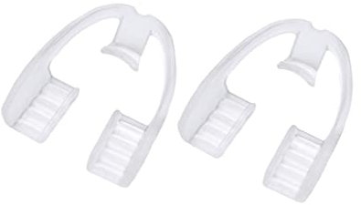 Fdit Bite Notturno per Bruxismo 2 Pezzi - Paradenti Automodellante Regolabile per Digrignare Denti, Protezione Dentale Senza BPA per Adulti e Bambini