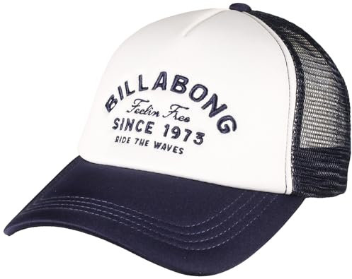 BILLABONG Damen Across Waves Adjustable Trucker Hat Baseballkappe, Midnight Blue S125, Einheitsgröße