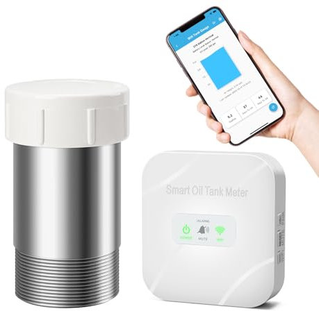 Smart Oil Gauge, Zuomeng Wi-Fi Heating Oil Tank Gauge with Exclusive Detection Technology, Repeaters to Boost WiFi Signal, Designed for 138 220 240 275 330 500 Gallon Vertical or Horizontal Tanks