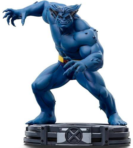 Iron Studios Collectible Statue Beast - X-Men '97 - Art Scale 1/10 Polystone Resin Blue 7.2 inches 18.5cm