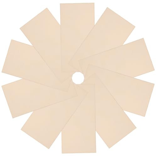 MUELODSIC 8piezas Madera Sin Terminar Rectangulares Para Manualidades Pintura y Proyectos Planchas De Contrachapado Para Decoraciones y Grabados