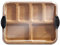 UWEOTYYY Charcuterie Board with Lid, 2-in-1 Wooden Charcuterie Boards ＆ Cutting Board, Compartment Cheese Tray, Portable Serving Tray with Lockable Lid for Picnic Camping, Boards