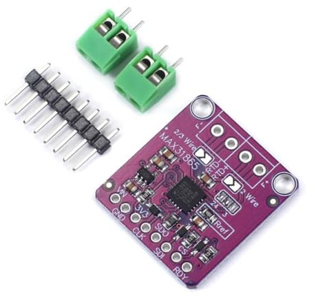 Fpreeza MAX31865 PT100 auf PT1000 RTD-zu-Digital-Wandlerplatine, Temperatur-Thermoelement, Sensor, Verstärker-, 3,3 V/5 V