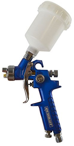 Mini Spray Gun Gravity Feed HVLP Touch Up Gun 0.8mm Nozzle 125ml Pot