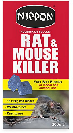 NIPPON Vitax Rat & Mouse Killer Wax Blocks 300g