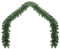 vidaXL Weihnachtsgirlande PVC 5m Tannengirlande Türgirlande Weihnachtsdeko