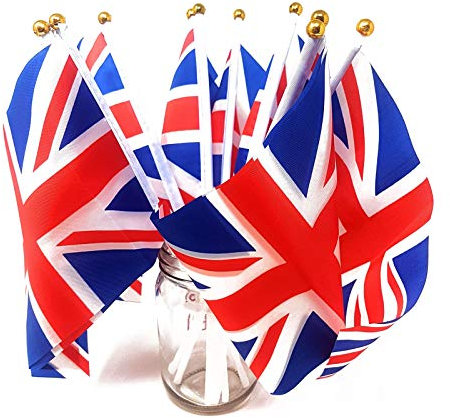 Mini Handheld Flags with Waving Sticks [Union Jack]