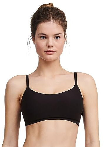 Chantelle Softstretch Scoop Padded Bralette Coques Intégrées, Noir, XL/2XL Femme