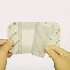 MediSale Ltd Adhesive Sterile Wound Dressings **Pack of 10**- Suitable for cuts and grazes, Diabetic Leg ulcers, venous Leg ulcers, Small Pressure sores - 8cmx10cm