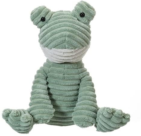 Apricot Lamb – Kuscheltier Frosch 23 cm – Plüsch Spielzeug Plüschtier für Kinder und Baby – Flauschiger Stofftier zum Spielen, Geschenk & Kuscheln – Gemütliches Schmusetier – Cord Frosch