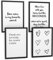 Papierschmiede® Premium Spruchposter Set 4er DIN A4 (21x30 cm) Motiv: Couple Love, Pärchen Liebe Beziehung, Typografie Spruchposter Wohnzimmer als Kunstdruck ohne Rahmen
