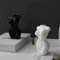 Körperblumenvase Keramikvase,Weiblich Körper Vase Body Art Vasen für Dekor, Schreibwaren, Pflanze, getrocknete Blumen Modern Home Kreativ Keramik Ornamente Geschenk (Weiß)