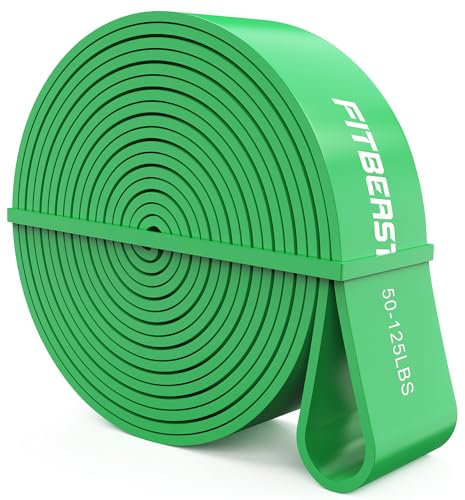FitBeast Widerstandsband, Klimmzugband mit Türschnalle und Grip Pads Ideal für Pilates, Training, Physiotherapie, Stretching, Yoga, Heimgymnastik für Männer und Frauen