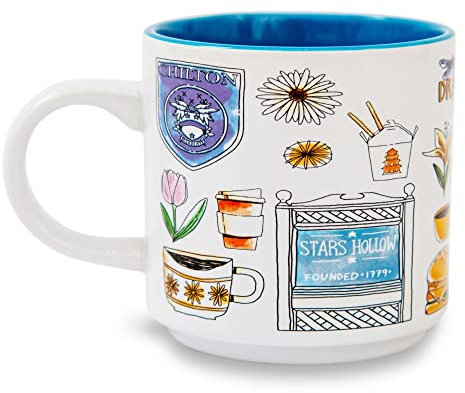 Gilmore Keramiktasse mit Sternen, hohl, für 370 ml