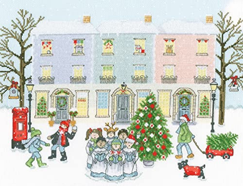 Bothy Threads Kreuzstich Set Adventstraße Zählmuster